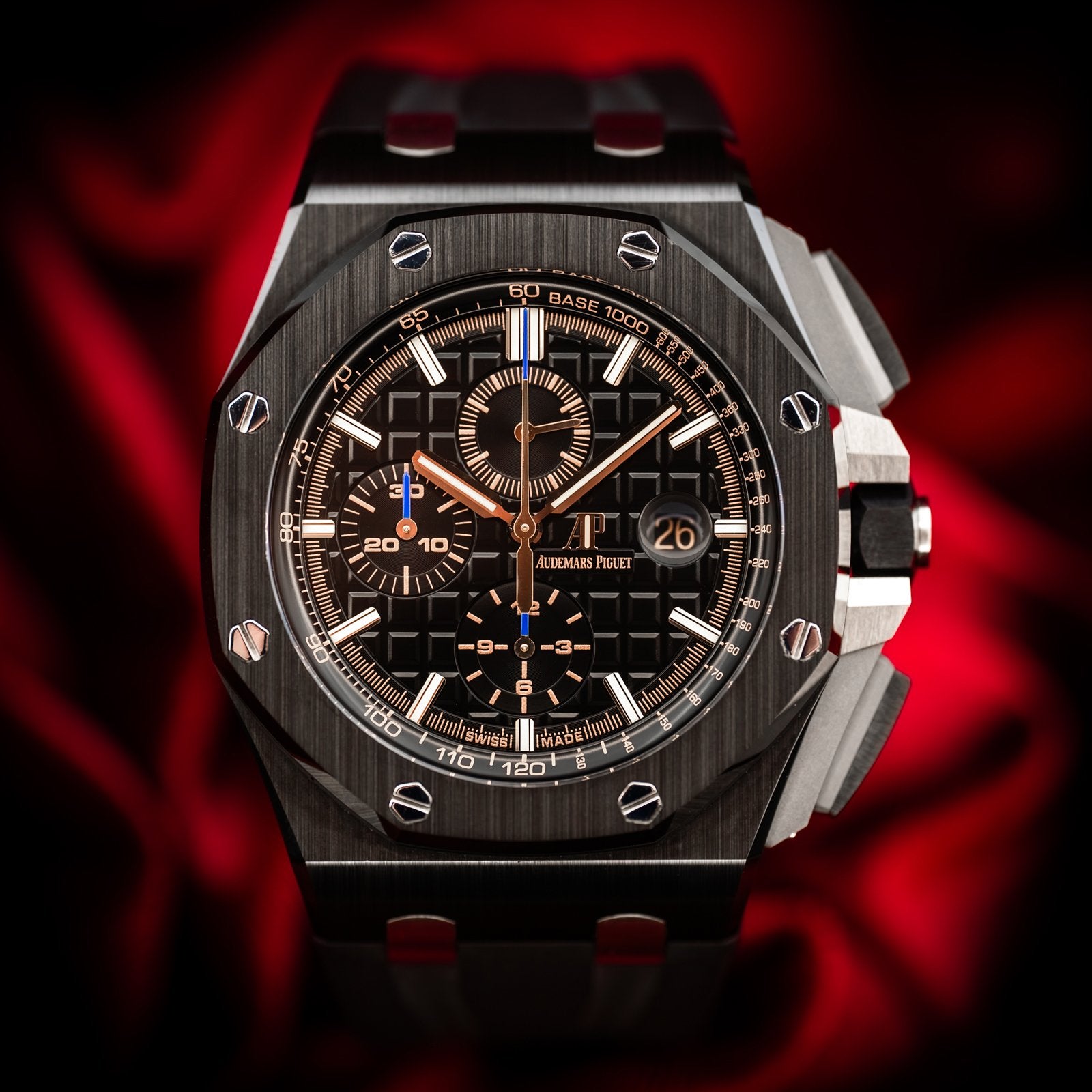 Audemars Piguet Royal Oak Offshore Black Ceramic 44mm Chronograph 2640 ...