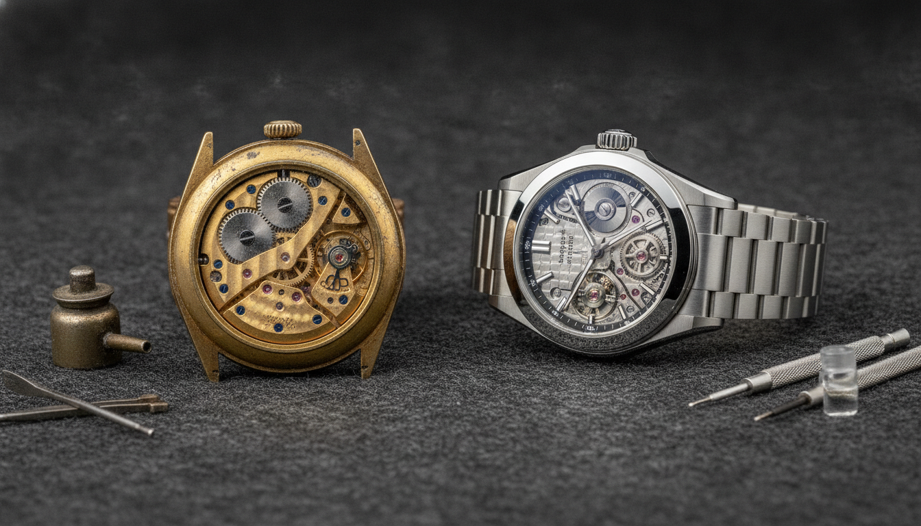 Vintage vs. Modern Watch Maintenance: A Complete Cost Guide