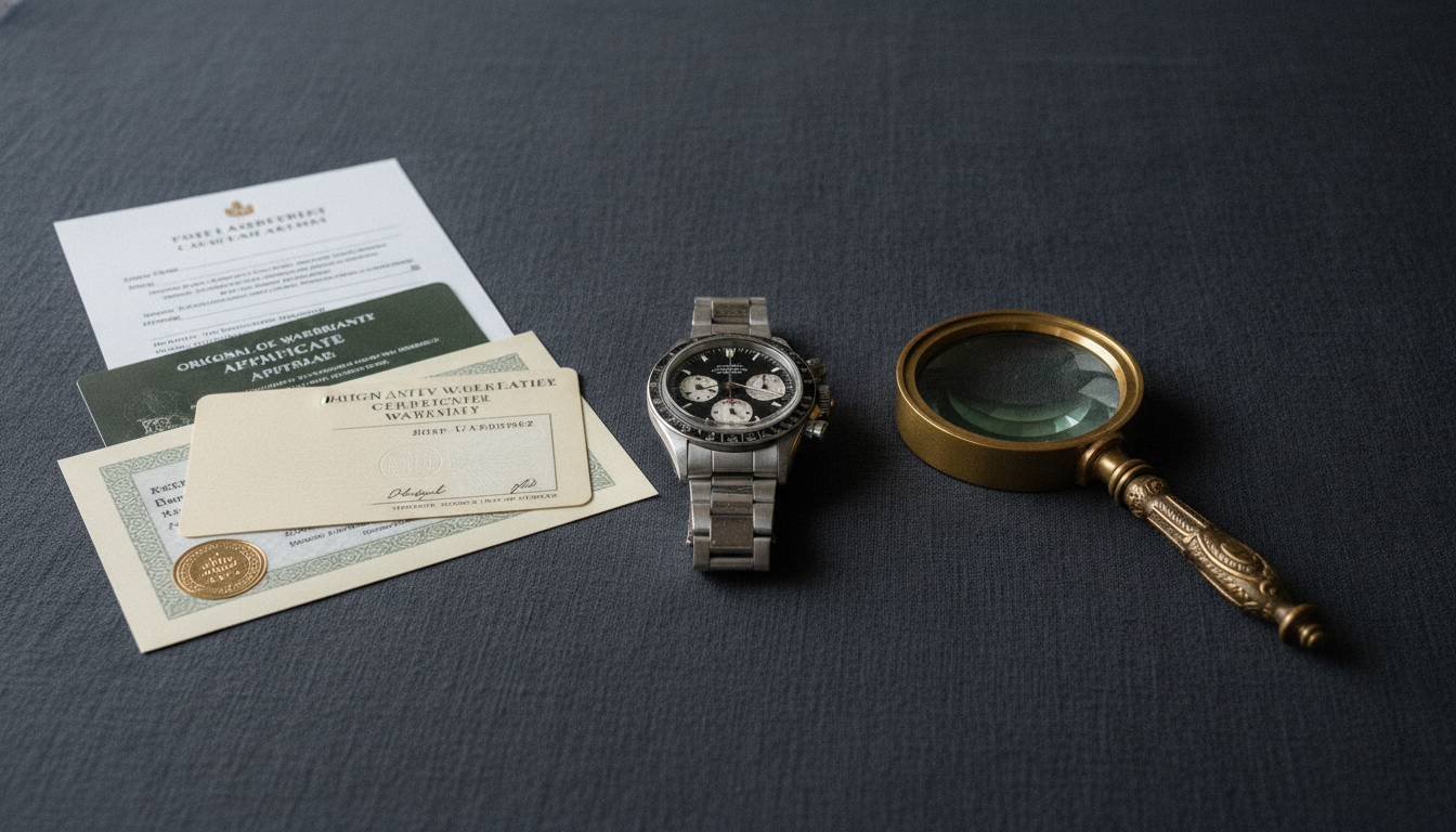 The Paper Trail to Profit: A Guide to Essential Documentation for Selling Your Luxury Watch