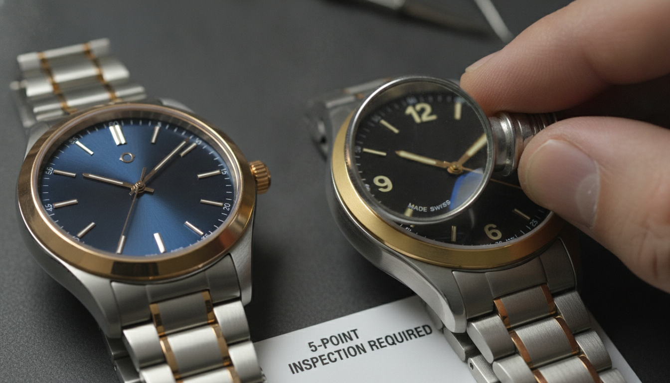 How to Spot a Fake Luxury Watch: A 5-Point Inspection Guide